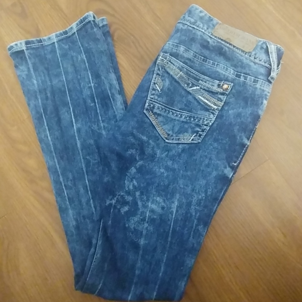 Rare bleached-out Boot-Cut Jeans